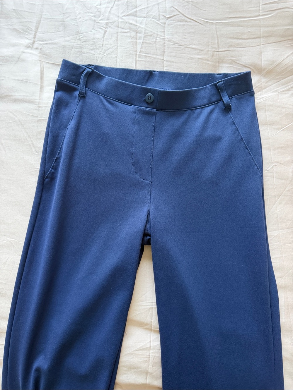 Women's Navy Straight Leg Leggings (Yoga Workpants)